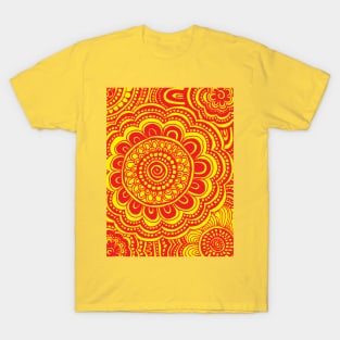Marigold Anemone Flowers T-Shirt